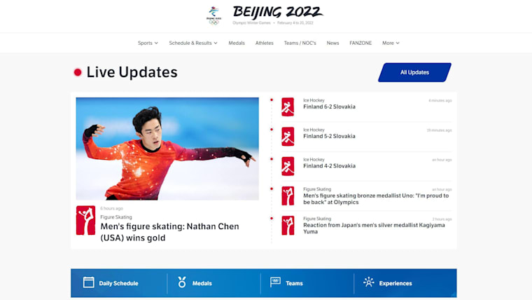 Fans embracing new ways to consume the Olympic Winter Games at Beijing 2022