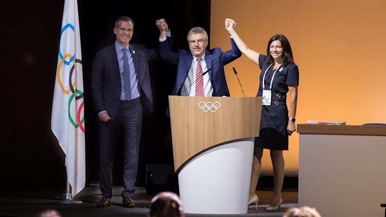 Le CIO prend une décision historique en acceptant d'attribuer simultanément l'organisation des Jeux Olympiques de 2024 et 2028 