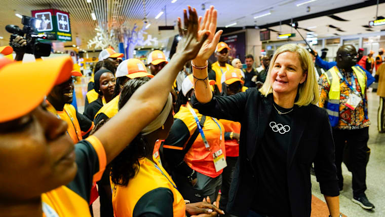 Kirsty Coventry arrives in Dakar, Senegal, ahead of the 2026 Dakar Youth Olympic Games