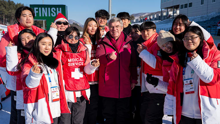 Gangwon 2024 volunteers thanked by IOC President