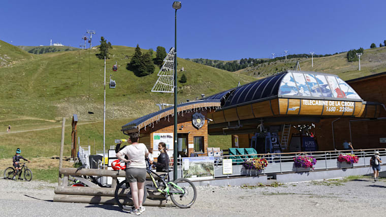 Host of the Alpine skiing events of the 1968 Olympic Winter Games, Chamrousse ski resort is also a popular summer destination, Aug. 6, 2020.