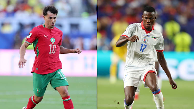 Morocco against Haiti at FIFA World Cup 2026