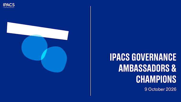 Launch of IPACS Governance Ambassadors & Champions
