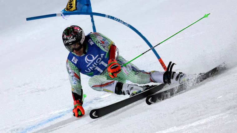 Joan Verdu races at Schladming 2024