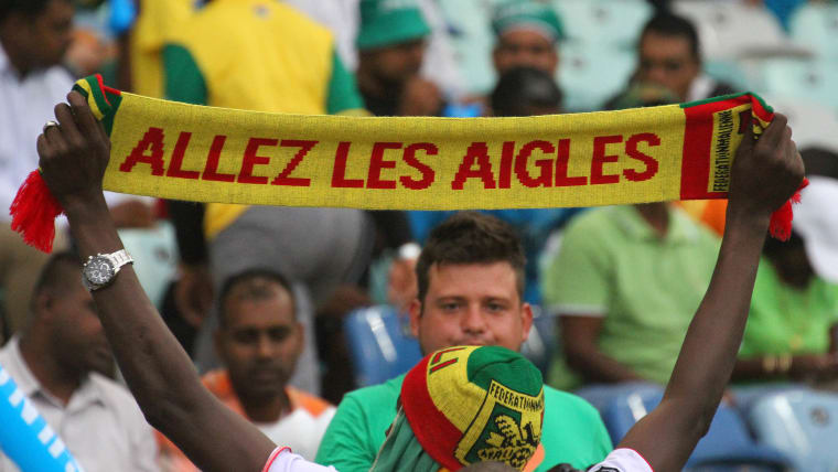 A fan cheers on the Mali Eagles during the 2013 edition of the Africa Cup of Nations.