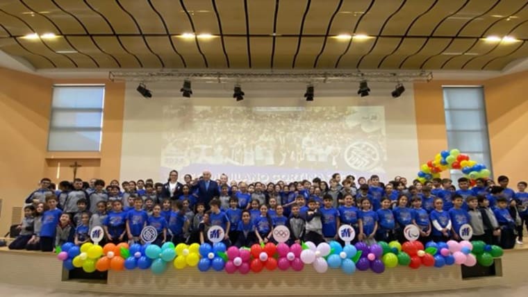 Foto di gruppo di bambini
