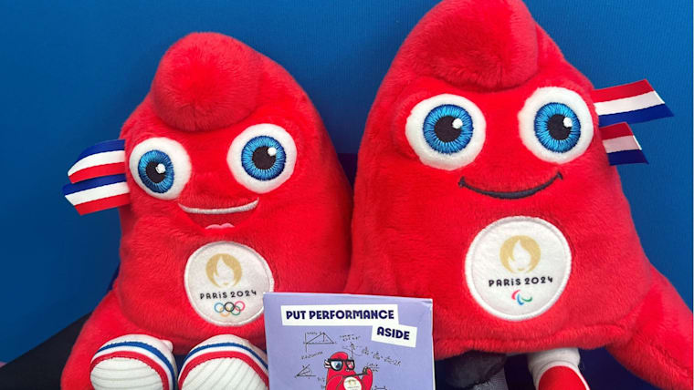 Cute Olympic-branded condoms making athletes smile