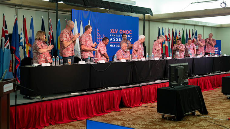 IOC President Thomas Bach visits Guam for the ONOC General Assembly