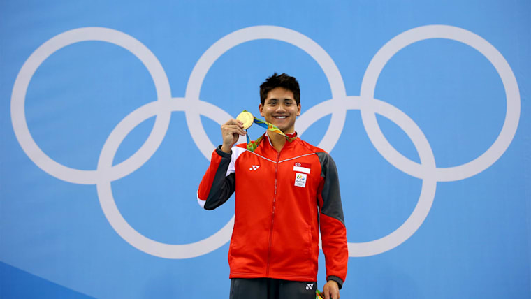 Joseph Schooling makes waves in the pool to win Singapore’s first Olympic gold 