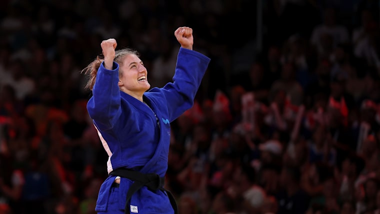 Andreja Leski of Team Slovenia