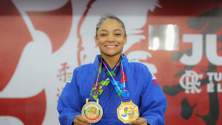 Clarisse Vallim (BRA) twice Judo Cadet World Champion, at CR Flamengo, in Rio de Janeiro, in August 2026.