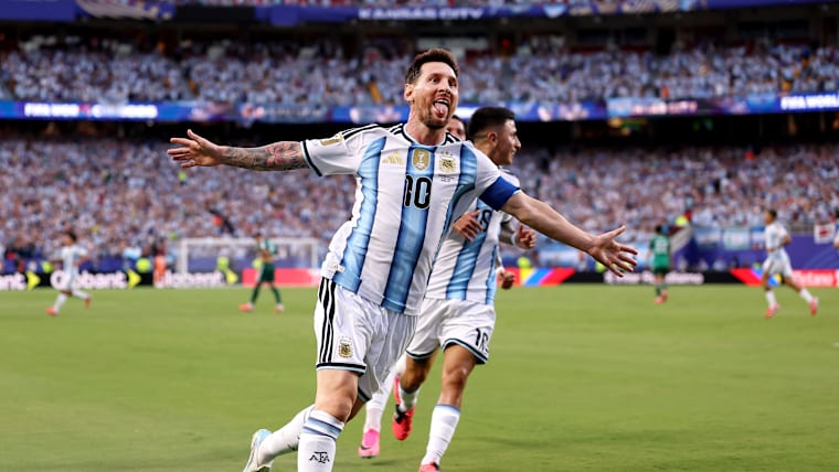 Lionel Messi of Argentina at the FIFA World Cup 2026. 