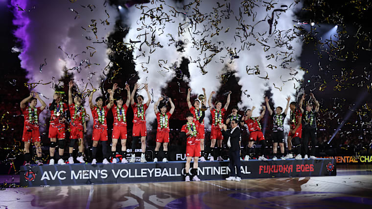The 2026 Asian men's volleyball champions Japan
