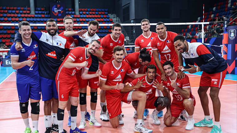 French volleyball team at EuroVolley 2023