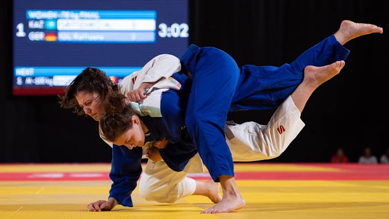 Un tatami doré pour l’Allemande Rafaela Igl et le Kazakh Berkarys Saduakas