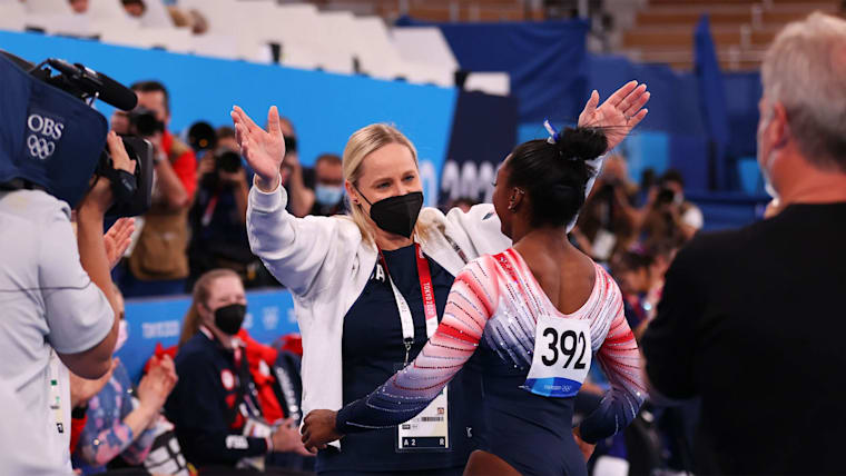 Women are finally starting to get the recognition they deserve, says Olympian and Simone Biles’ coach Cecile Landi 