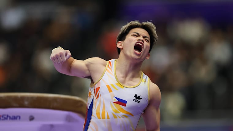 Philippines gymnast Carlos Yulo