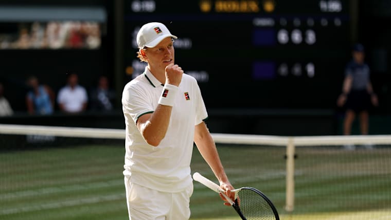 Jannik Sinner is into a second consecutive Wimbledon final