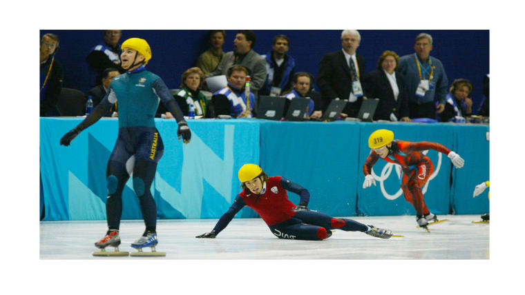 Instantané : Et Steven Bradbury glissa vers la gloire olympique éternelle   