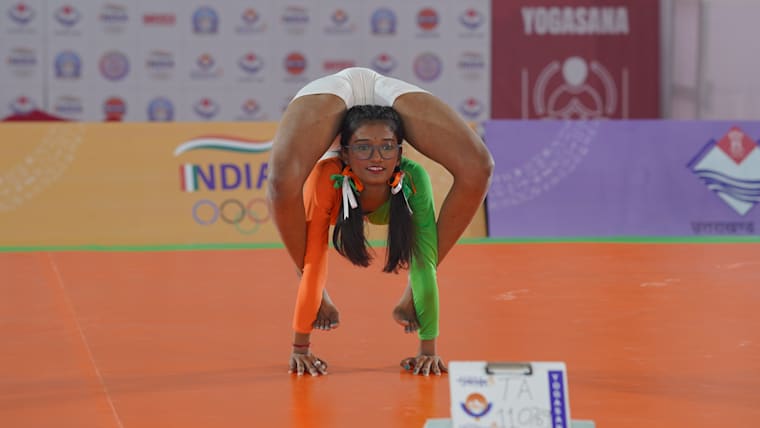 Yogasana at National Games 2025 - photos