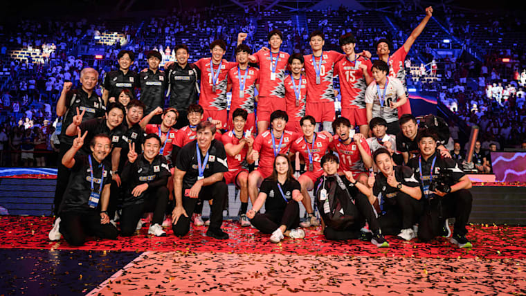 早い者勝ち⚡️日本代表支給品 バレー バレーボールネーションズリーグ、男子日本代表が準優勝