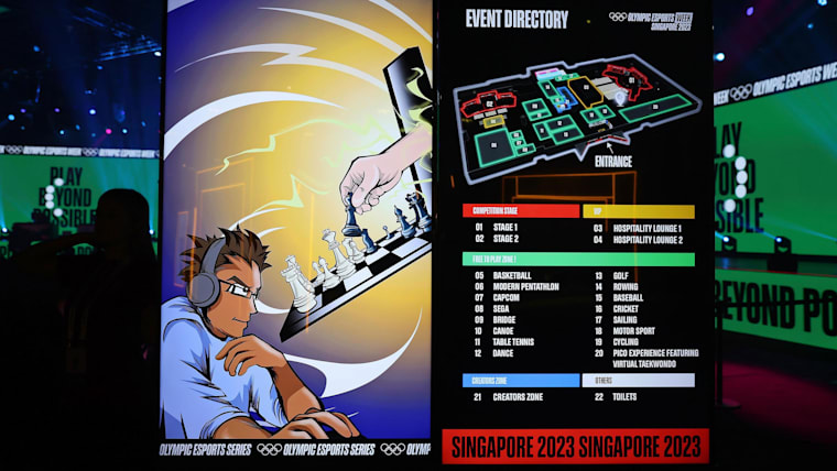 Singapore 2023 Olympic Esports Week Olympian Artist- No FE-