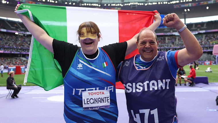 Impressive eye masks worn at Paris 2024 Paralympic Games