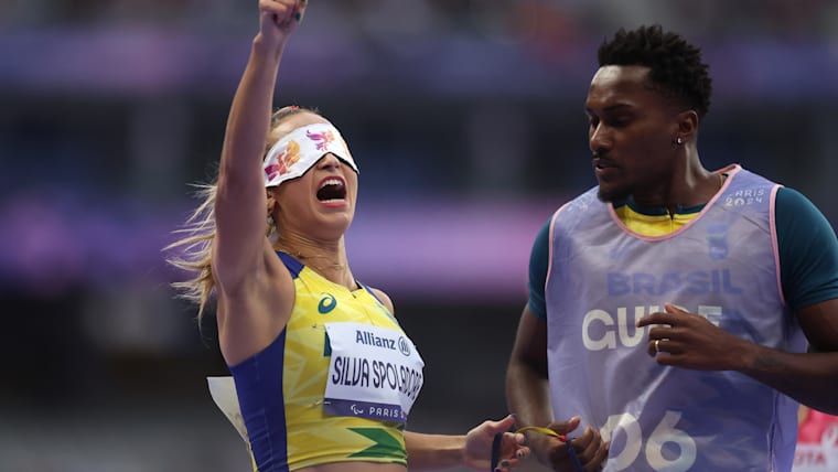Impressive eye masks worn at Paris 2024 Paralympic Games