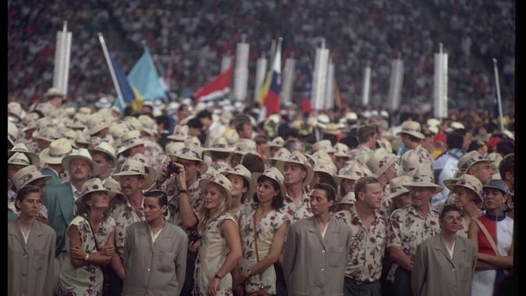Australia delegation at Barcelona 1992