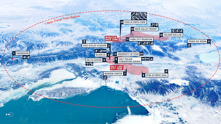 Utah 2034 venues