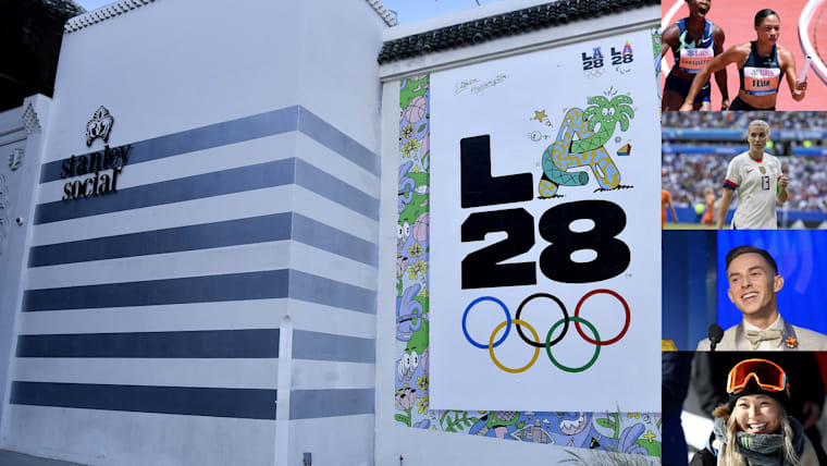 Athletes, celebrities, artists: check out the LA28 logo creators!
