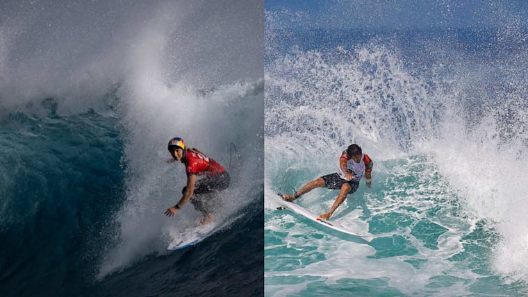 Picklum and Chianca secure provisional Olympic quotas, while Robinson and Marks triumph on Teahupo'o wave one year before Paris 2024