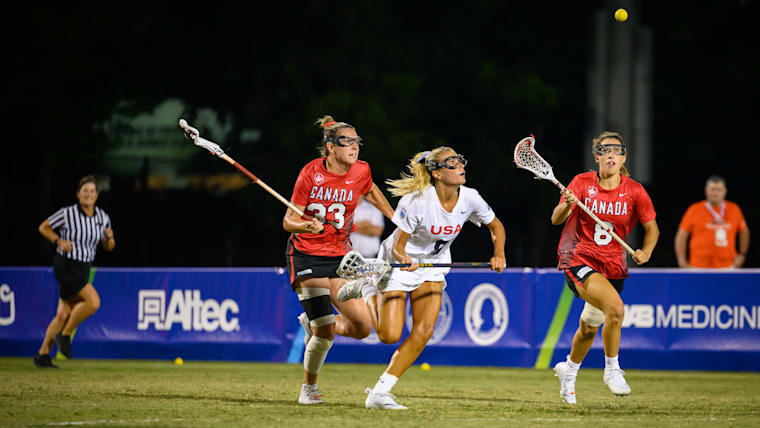 Canada et États-Unis s'affrontent en finale féminine de crosse aux Jeux Mondiaux 2022