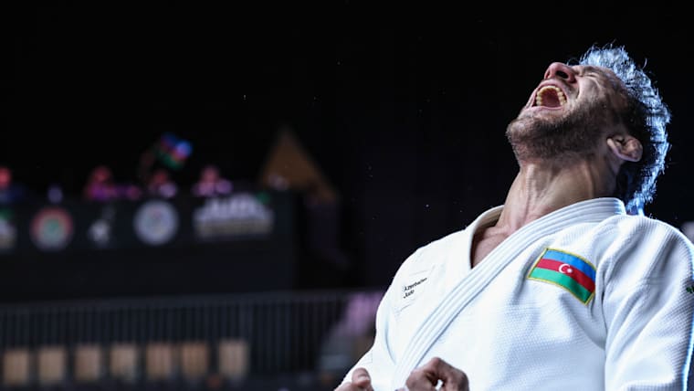 Azerbaijan's Hidayat Heydarov wins long-awaited gold at 2024 World Judo Championships