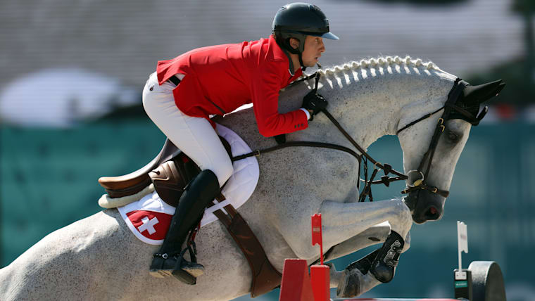 Martin Fuchs Team Switzerland competes at the Olympic Games Paris 2024 at Chateau de Versailles