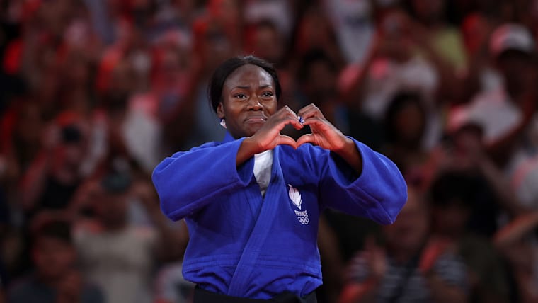  Clarisse Agbegnenou of Team France 