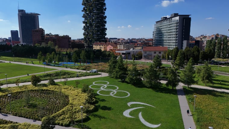 Olympic Rings in Milan