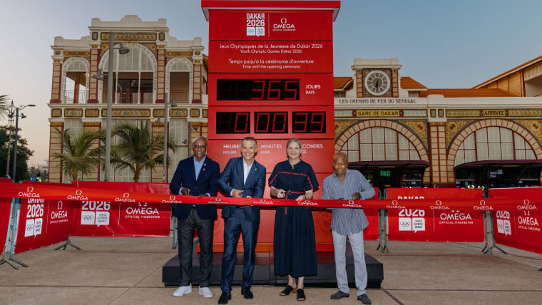 OMEGA countdown clock in Dakar