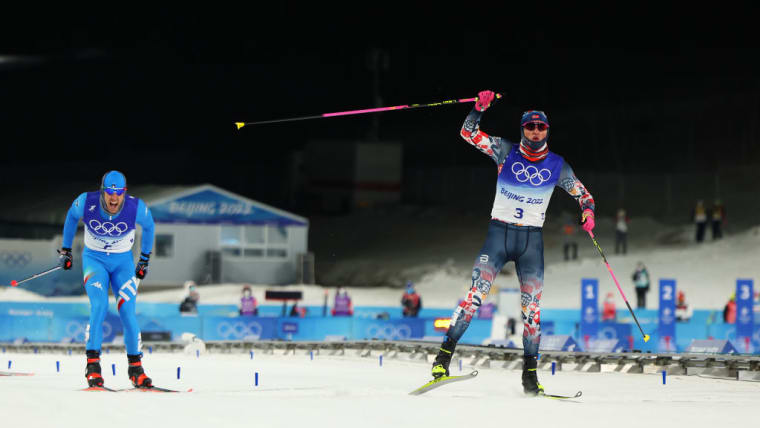 Johannes Hoesflot Klaebo is the first skier to win two Olympic medals in the sprint free