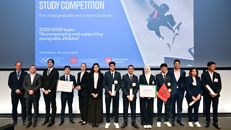 Students from Corvinus University of Budapest and Ibn Tofail University win record-breaking edition of the International Olympic Case Study Competition