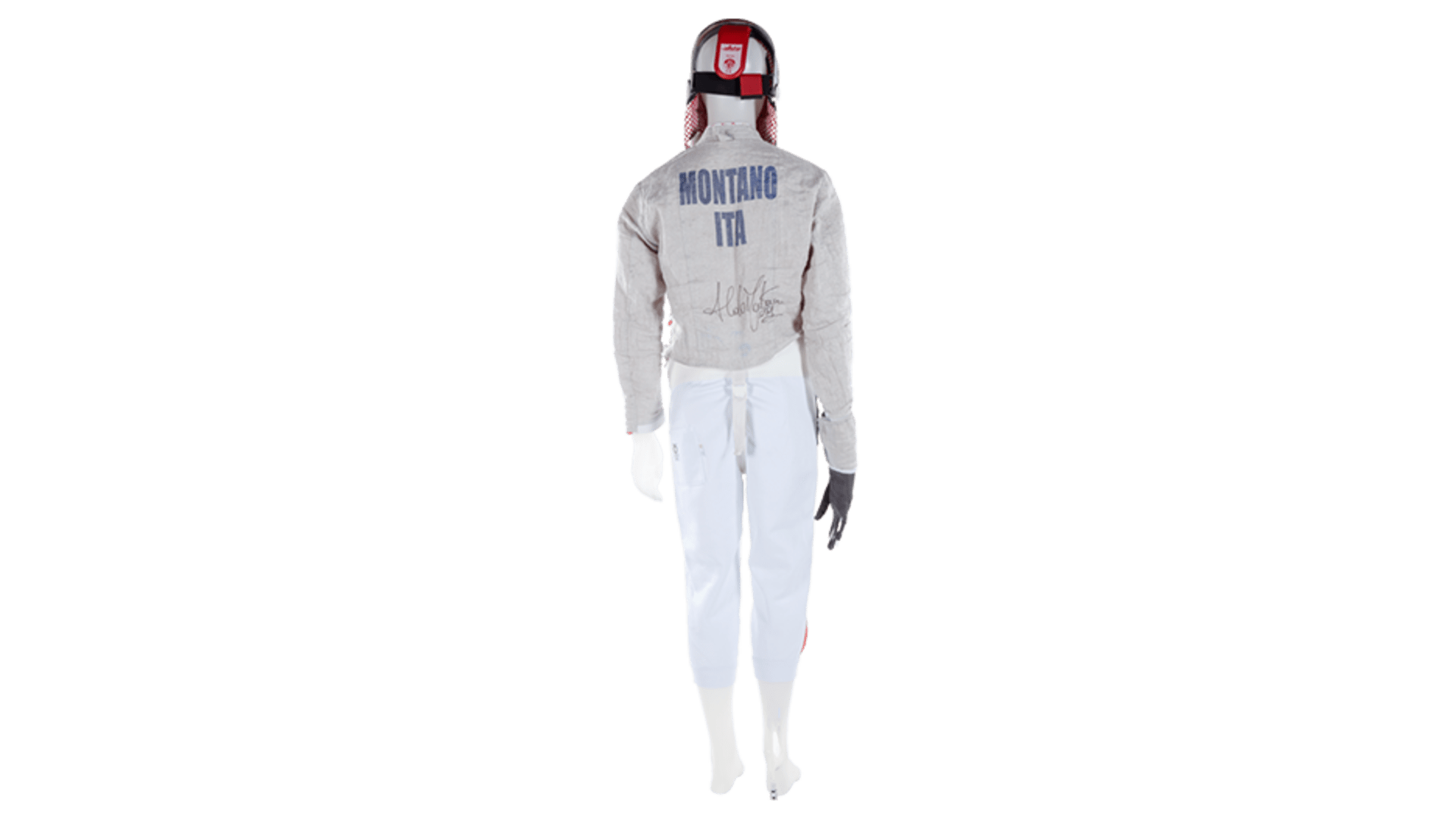 Tokyo 2020, fencing equipment used by Aldo MONTANO (ITA), silver medallist in team sabre.