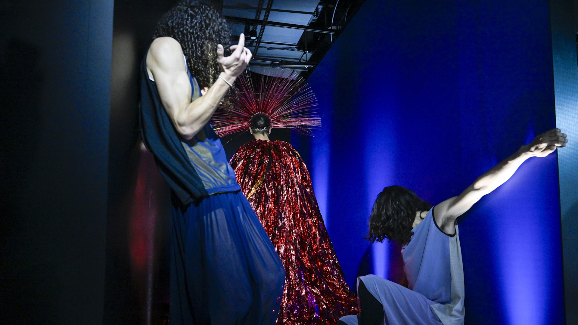 Backstage at the Fashion and Sport show\_Dec.2024