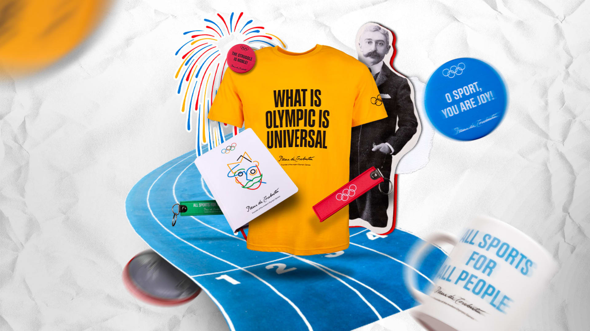 Items from the "Pierre de Coubertin" Collection