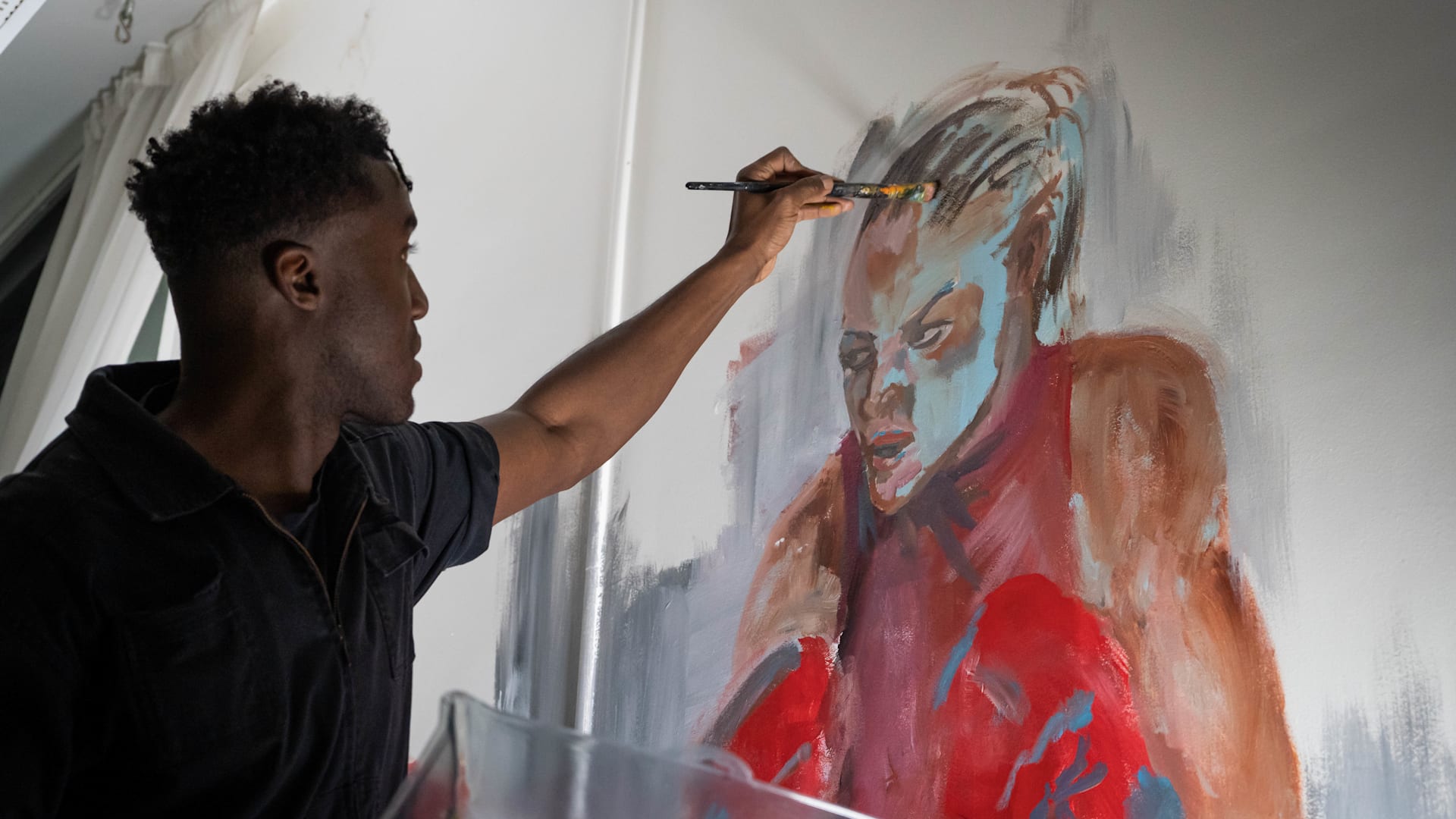 Luc ABALO (FRA): Olympian Artist – Painting: Paris 2024