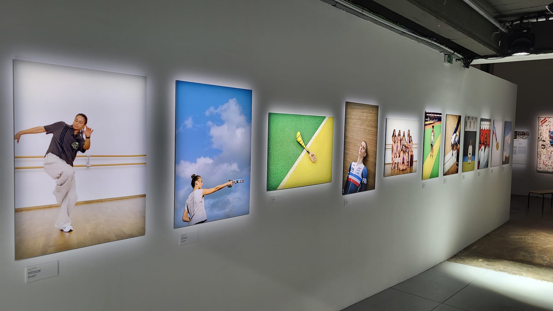 Artworks by Olympians on view at Clubhouse (Palais de Tokyo) during the Olympic Games Paris 2024 - Enzo LEFORT: Olympic Faces: One French Team