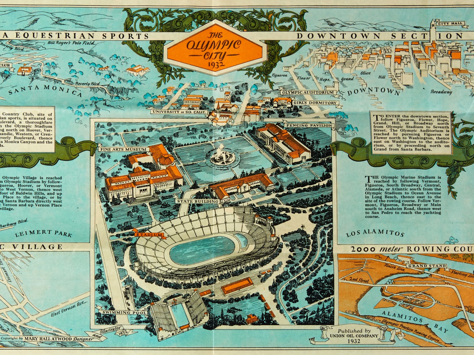 1932 - Los Angeles - plan