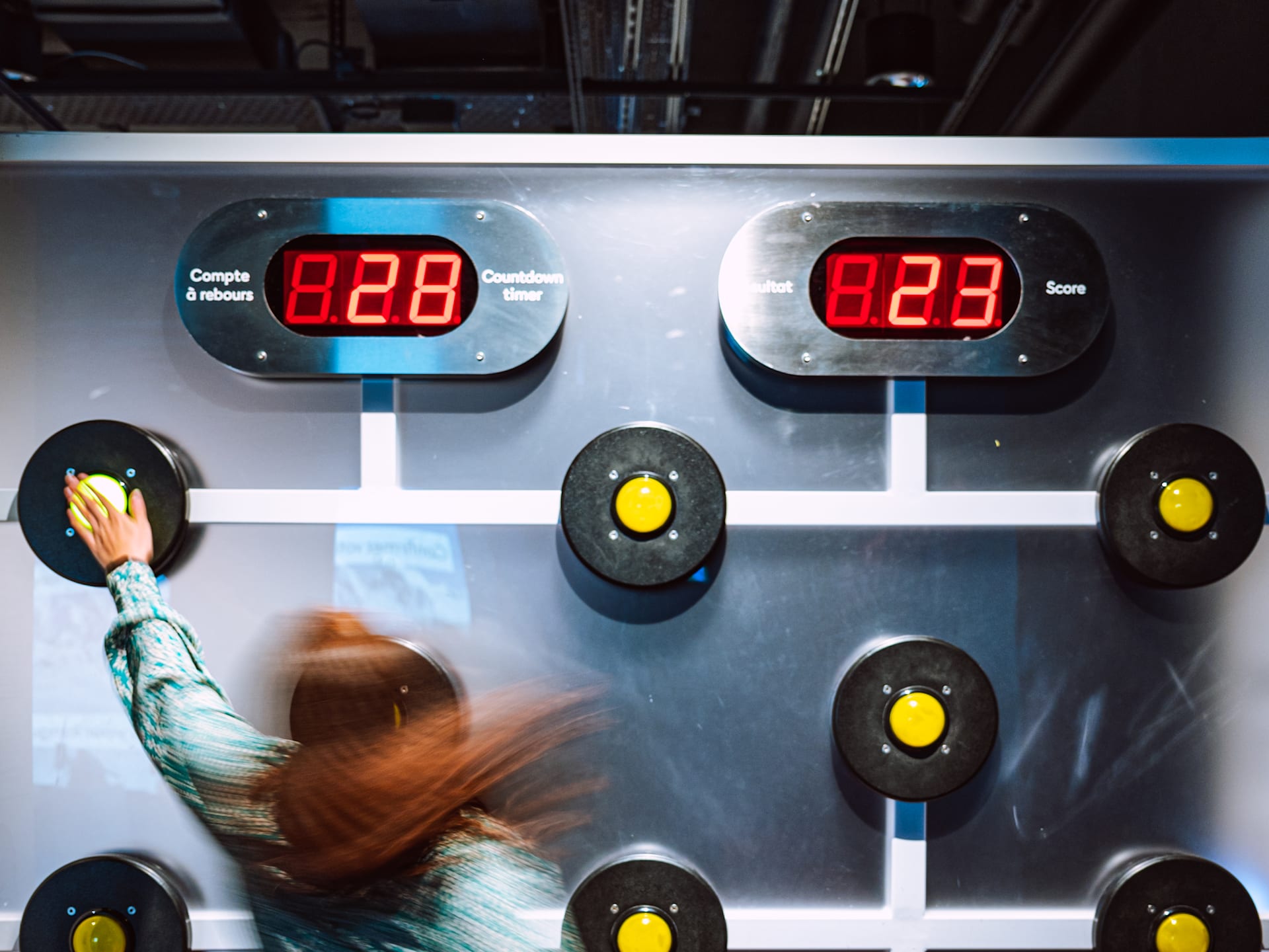 Interactive wall in the Olympic Museum