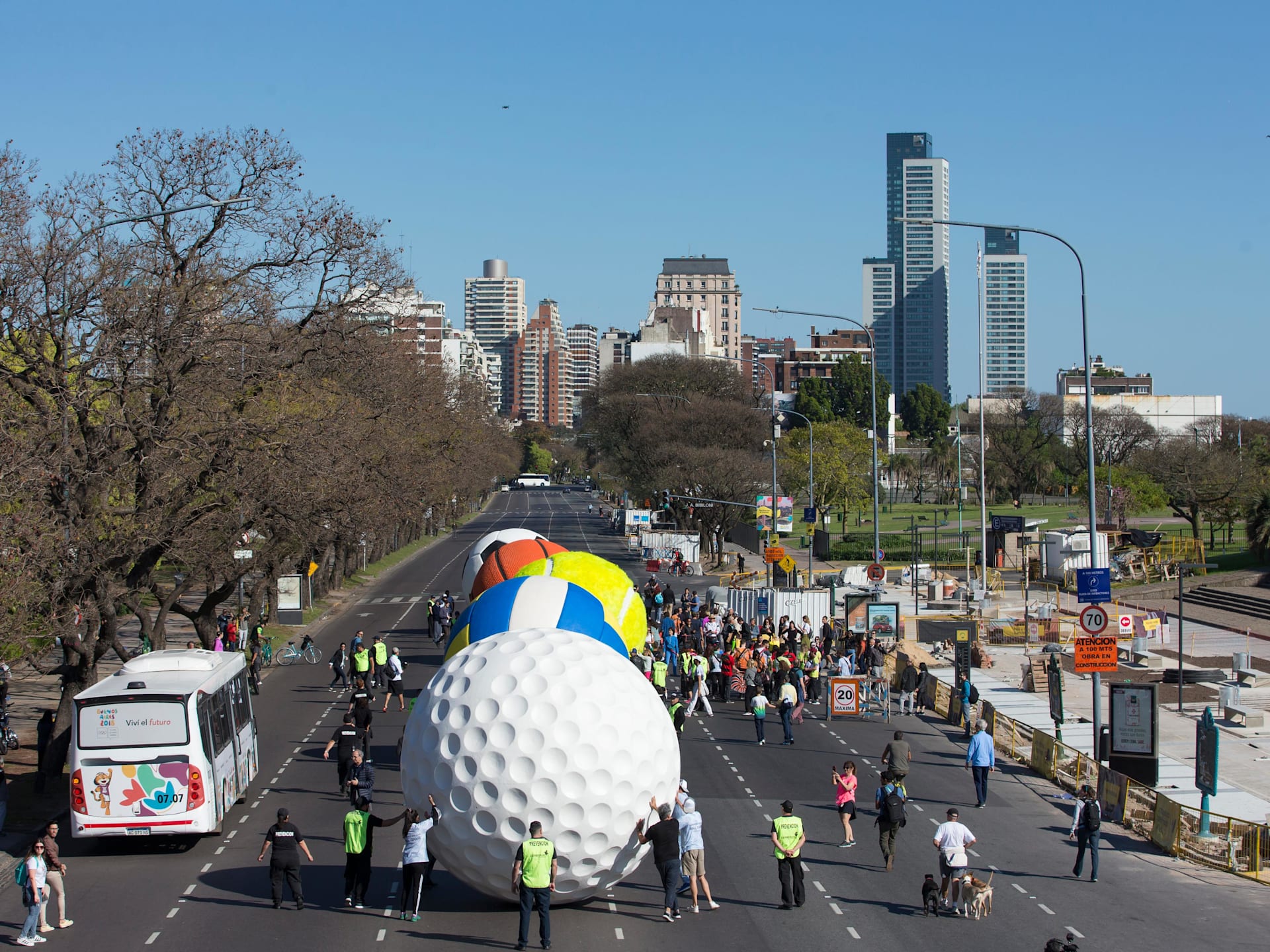 Leandro Erlich : Ball Game 2018 - Buenos Aires