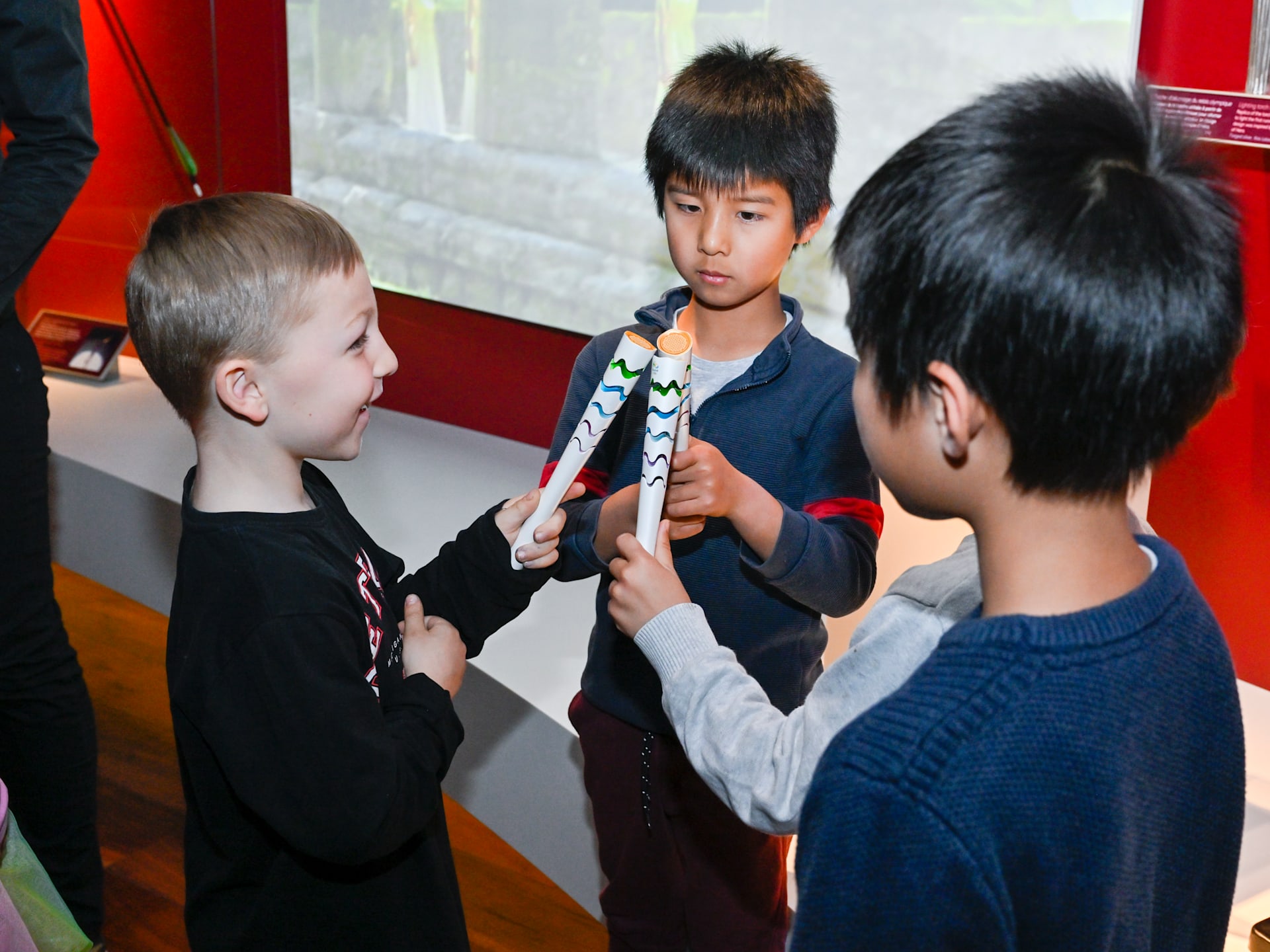 The Olympic flame workshop