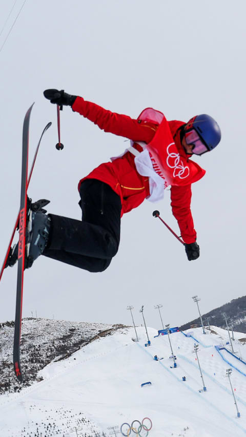 冬季長野オリンピック　大回転ポール旗 1998年冬季長野オリンピック スキー大回転競技ポール旗 冬季長野
